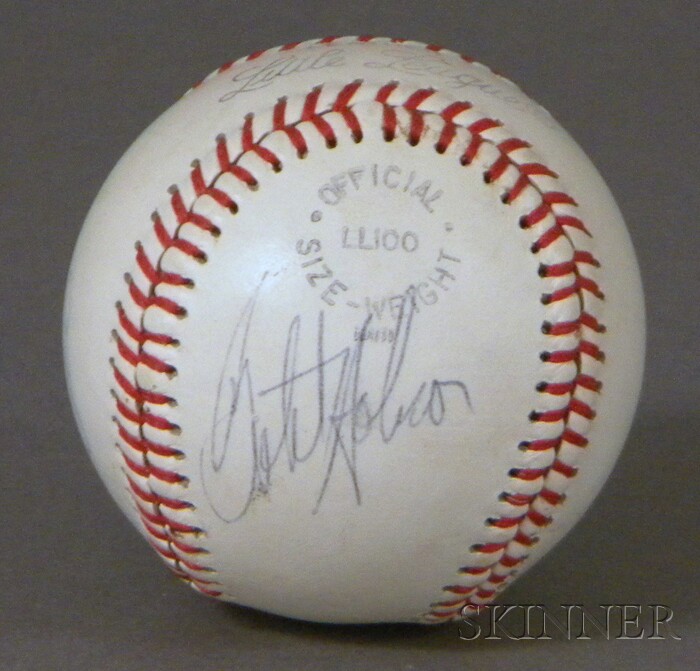 Appraisal: Jim Rice and Butch Hobson Autographed Baseball signed in ink