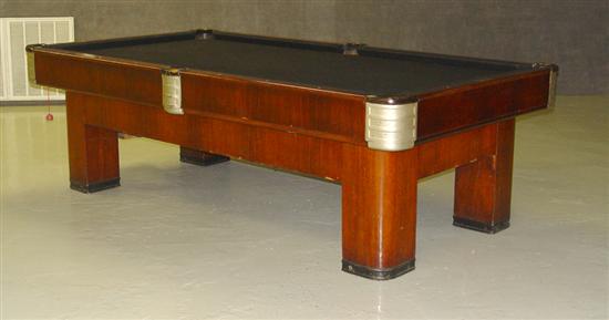 Appraisal: th Century Brunswick-Balke-Collender Co Pool Table Circa - Three piece