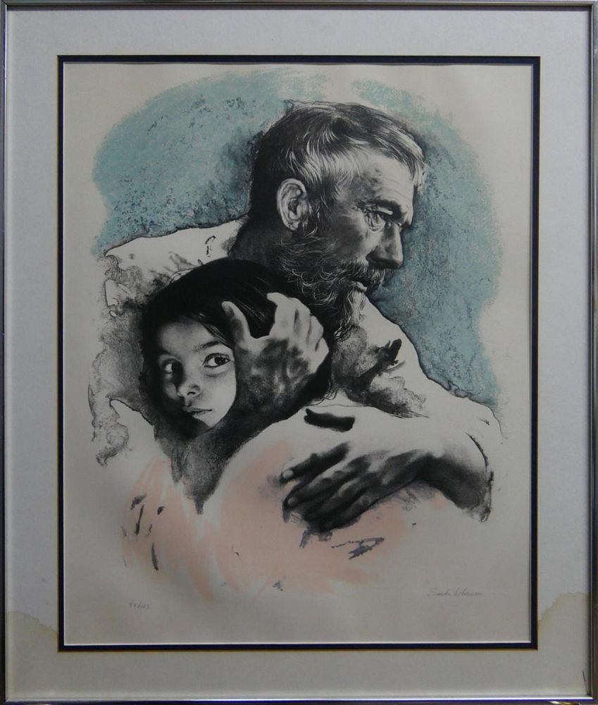 Appraisal: SANDU LIBERMAN ROMANIA - LITHOGRAPH Sandu Liberman ROMANIAN ISRAEL -