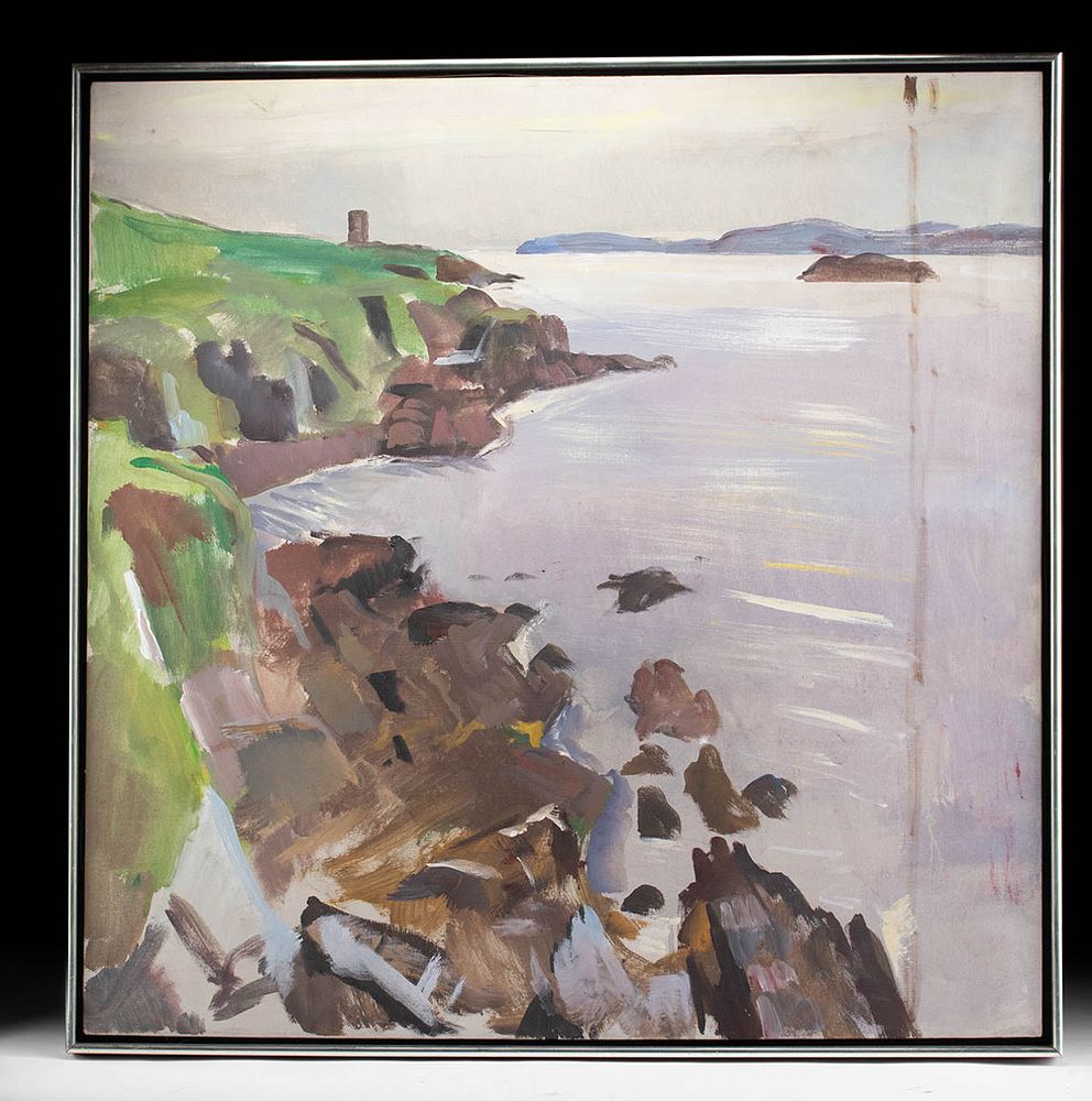 Appraisal: Framed W Draper Painting - Bantry Bay Ireland - s