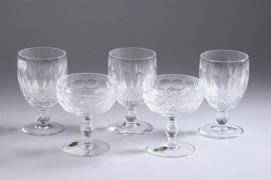 Appraisal: TEN PIECES WATERFORD CRYSTAL STEMWARE Including eight wines and two