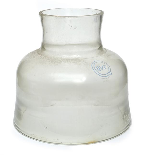 Appraisal: INDUSTRIAL BELL SHAPED SECTION OF GLASS PIPING CM DIAMETER INDUSTRIAL