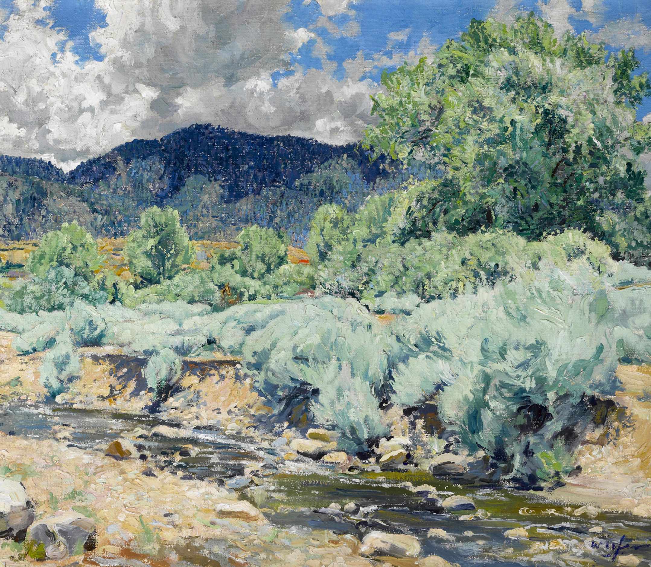 Appraisal: Walter Ufer American - Greasewood Santa Fe River signed 'W