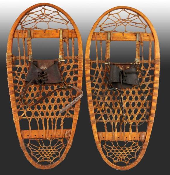 Appraisal: Pair of Snow Shoes by G A Lund Minnesota Description