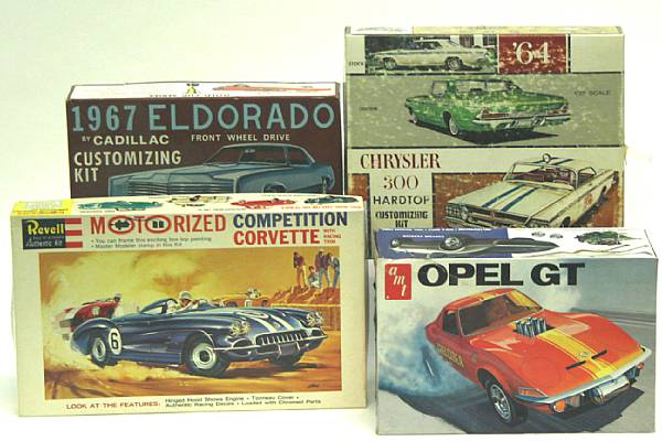 Appraisal: Model Kits Lot of th model kits from s-later includes