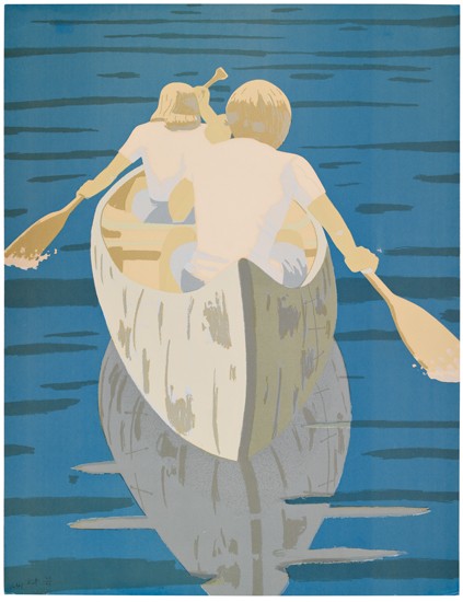 Appraisal: ALEX KATZ Good Morning Color screenprint x mm x inches