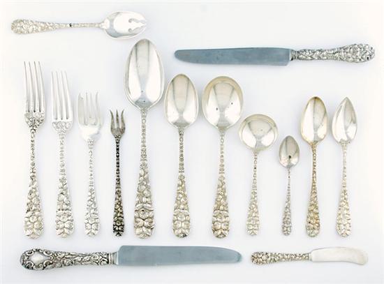 Appraisal: Extensive American sterling flatware set by Schofield Co circa Baltimore