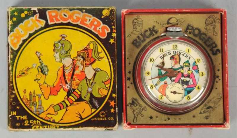 Appraisal: Scarce Buck Rogers Character Pocket Watch Circa Made by Ingraham