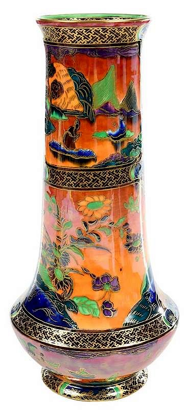 Appraisal: Wedgwood Fairyland Lustre Vase British early th century possibly Flame