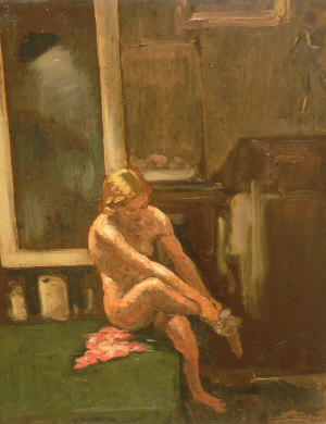 Appraisal: Stephen H Chapman exh - - Nude in an interior