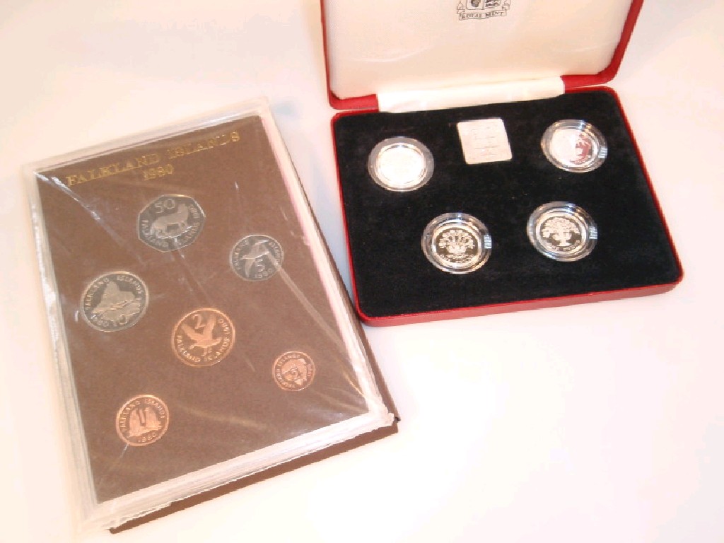 Appraisal: Royal Mint - UK silver proof collection cased proof coinage