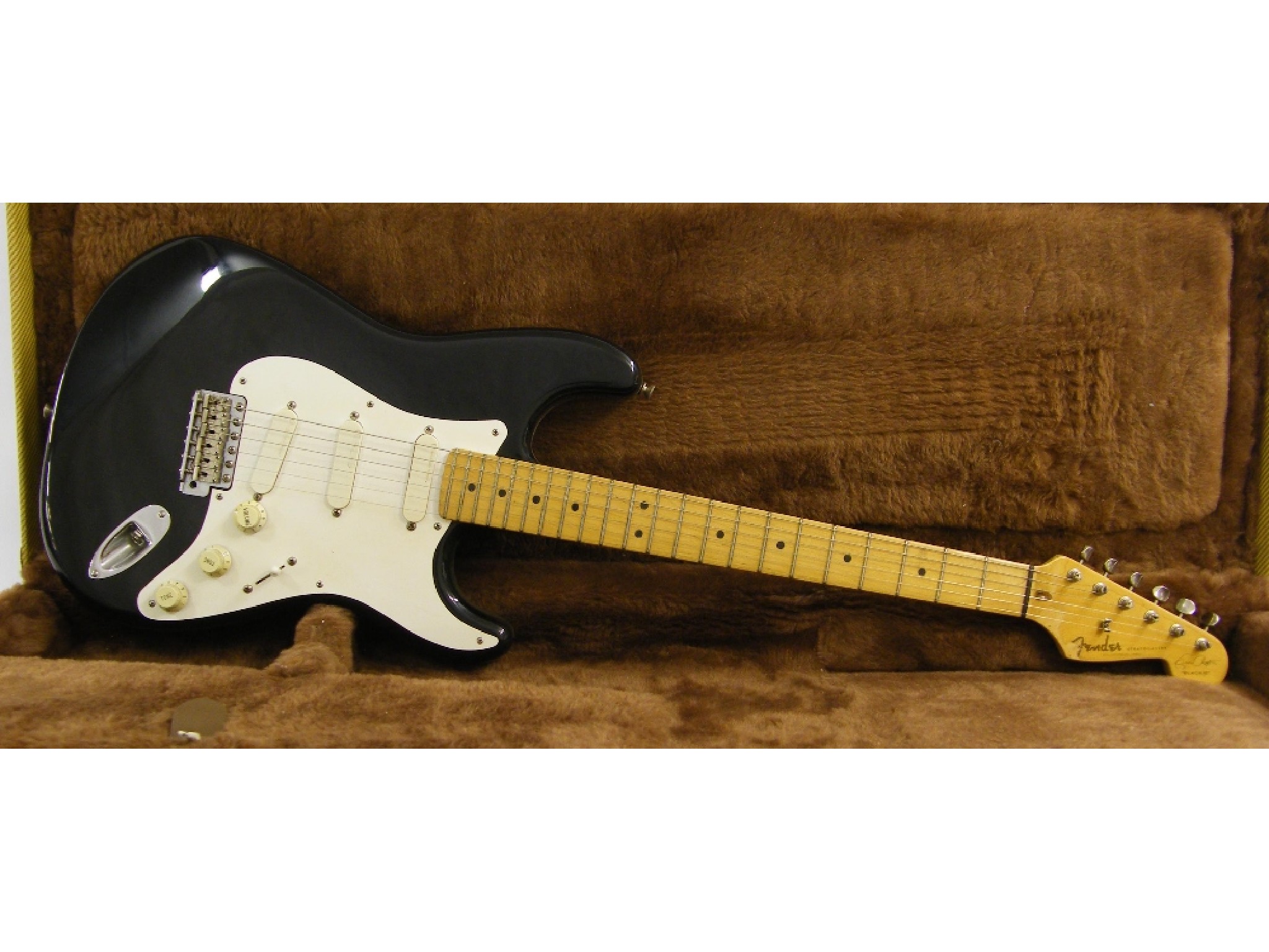 Appraisal: Fender Eric Clapton 'Blackie' Stratocaster electric guitar made in USA