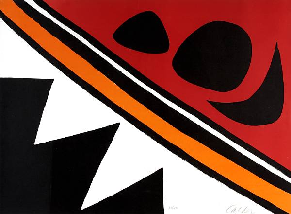 Appraisal: Alexander Calder American - Dents de Scie Lithograph in colors