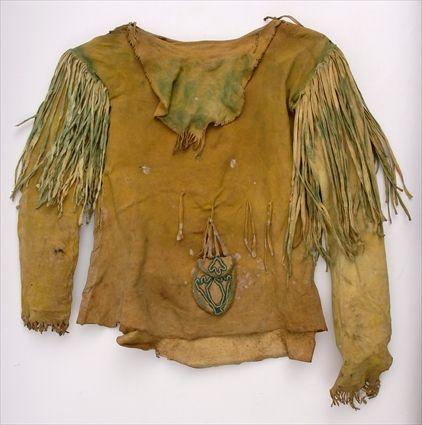 Appraisal: KIOWA MAN'S BUCKSKIN SHIRT x in