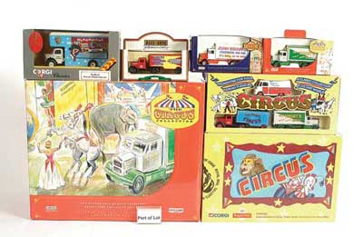 Appraisal: Lledo Corgi Matchbox a mixed group of Circus and Fairground