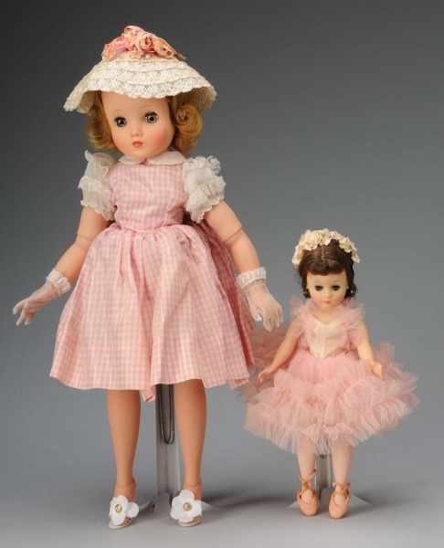 Appraisal: Lot of Madame Alexander Dolls Description American Ca s Elise