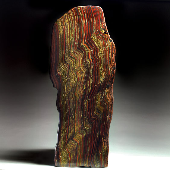 Appraisal: TIGER IRON - POLISHED SLAB Paleoproterozoic Ord Ranges Port Hedland