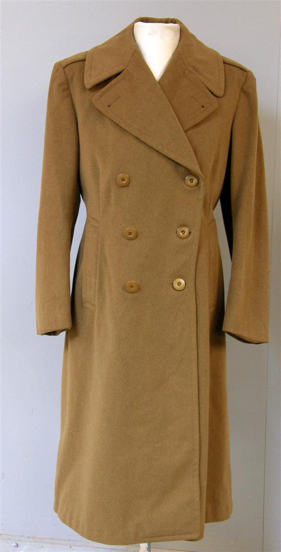 Appraisal: US military full length coat with th Air Force badge