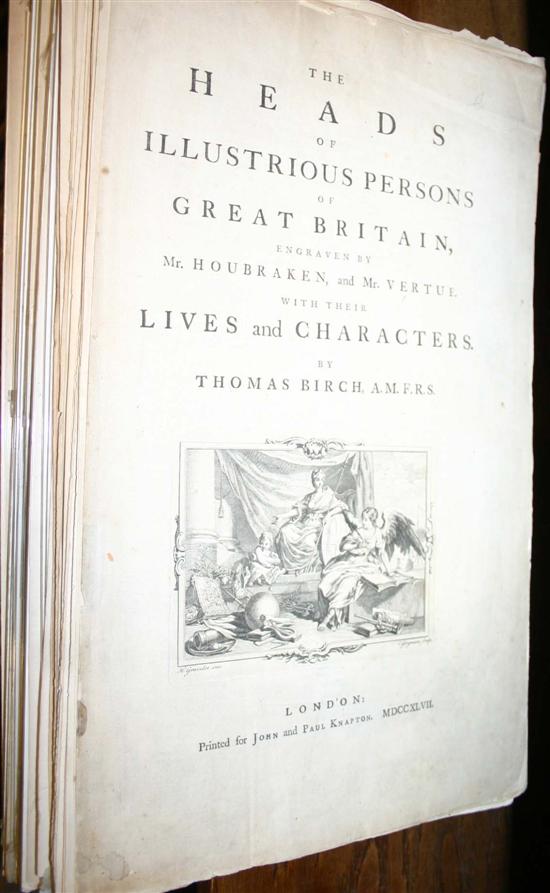 Appraisal: Graphics Thomas Birch Heads of Illustrious Persons of Great Britain