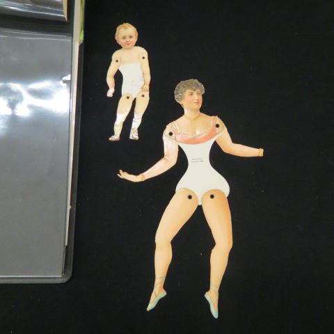 Appraisal: Collection of Paper Dolls Related Items album full from estate