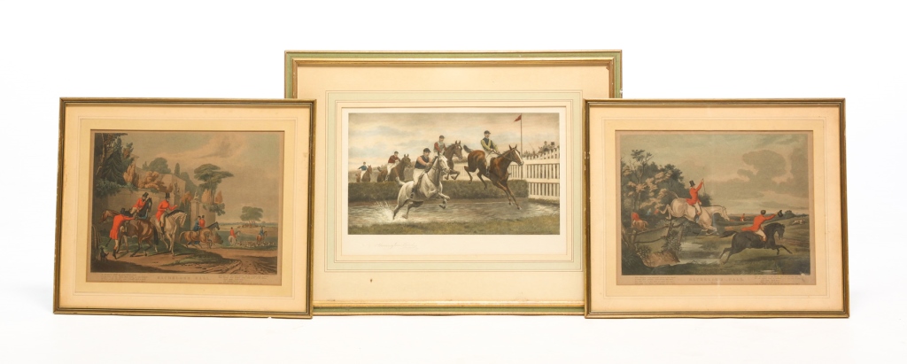 Appraisal: Nineteenth and th centuries A Harington Bird steeplechase print Artist