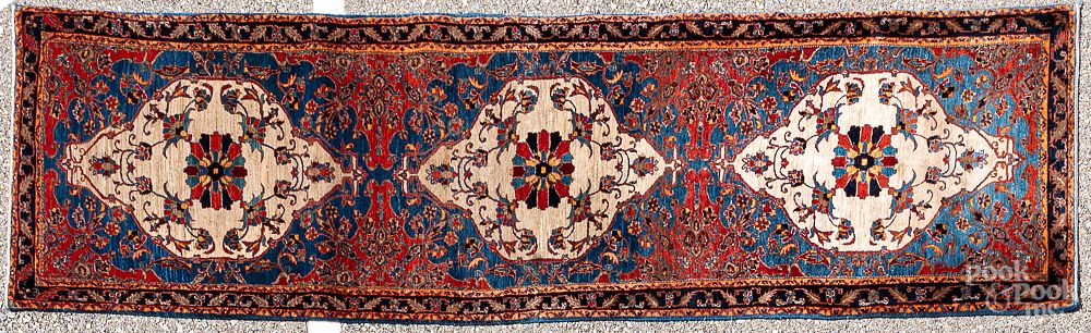 Appraisal: Contemporary oriental runner Contemporary oriental runner ' x ' Condition