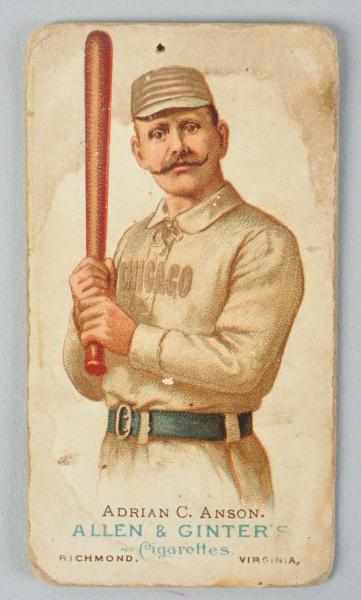 Appraisal: Allen Ginter's Cap Anson Baseball Card Description Found in packs