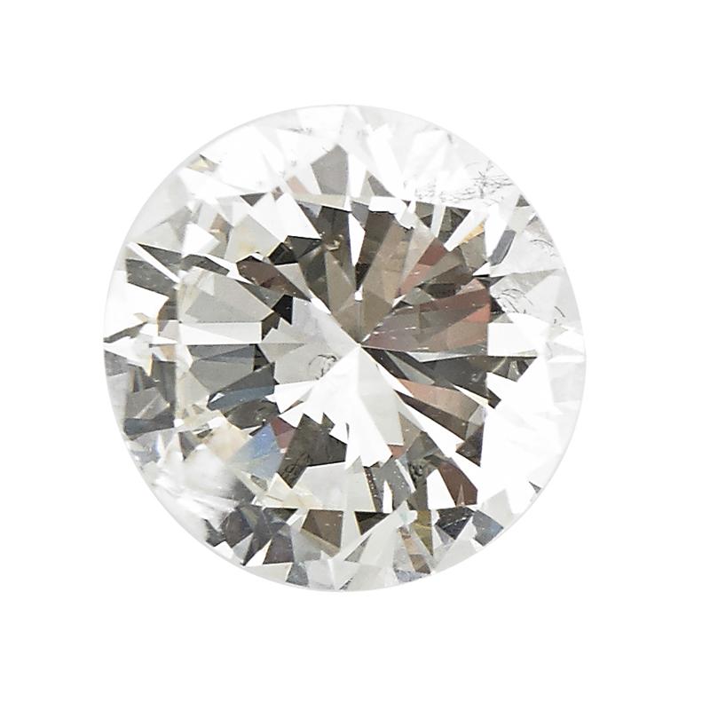 Appraisal: CTS UNMOUNTED ROUND BRILLIANT CUT DIAMOND Condition Report SI -SI