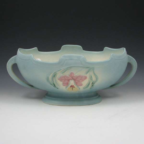 Appraisal: Hull Orchid - Console Bowl - Mint Orchid console bowl