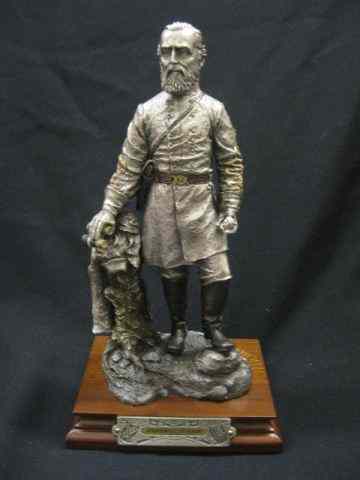 Appraisal: Chilmark Pewter Civil War Figurine ''Stonewall Jackson'' by Francis Barnum