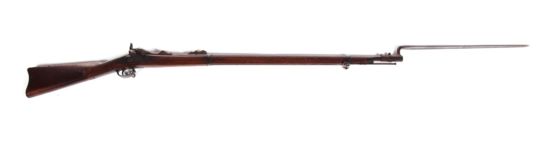 Appraisal: AMERICAN SPRINGFIELD TRAPDOOR RIFLE Model caliber Walnut stock has wear