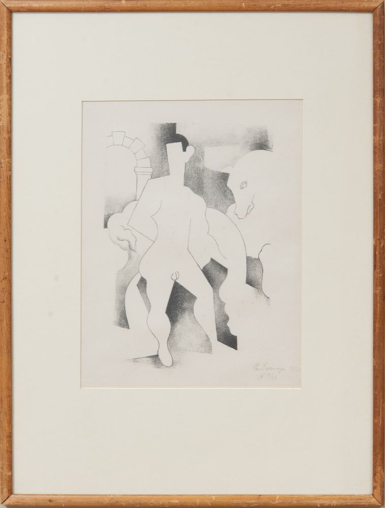 Appraisal: Roger de La Fresnaye - Le Palefrenier Lithograph in black