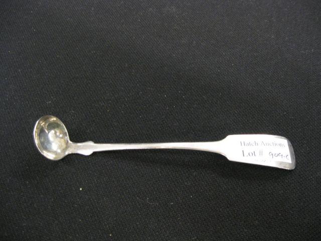 Appraisal: Early American Coin Silver Mustard Ladle by J Wallin circa