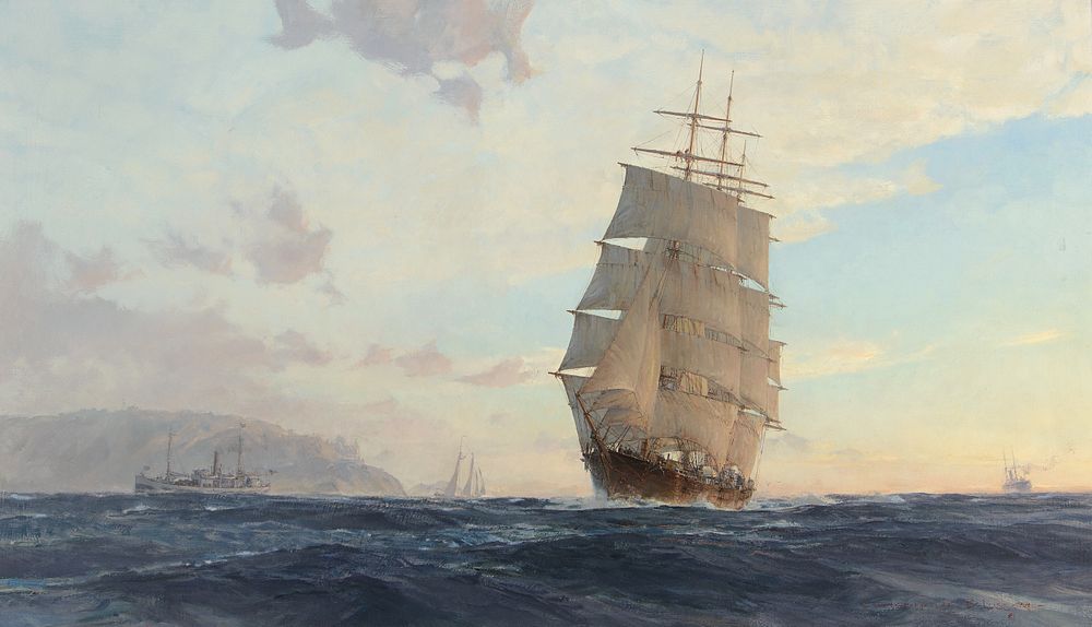 Appraisal: Christopher Blossom b The Henry B Hyde Entering San Francisco