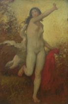 Appraisal: Fran ois N Auguste Feyen-Perrin French - Leda and the