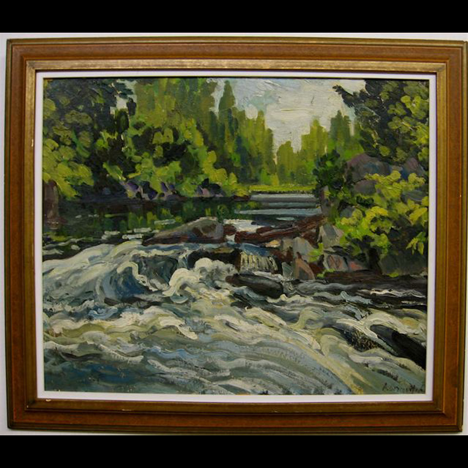 Appraisal: RAPID WATER - LAURENTIANS ALEXANDRE BERCOVITCH - CANADIAN OIL ON