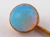 Appraisal: A fine Russian pre- revolution carat gold opal stick pin