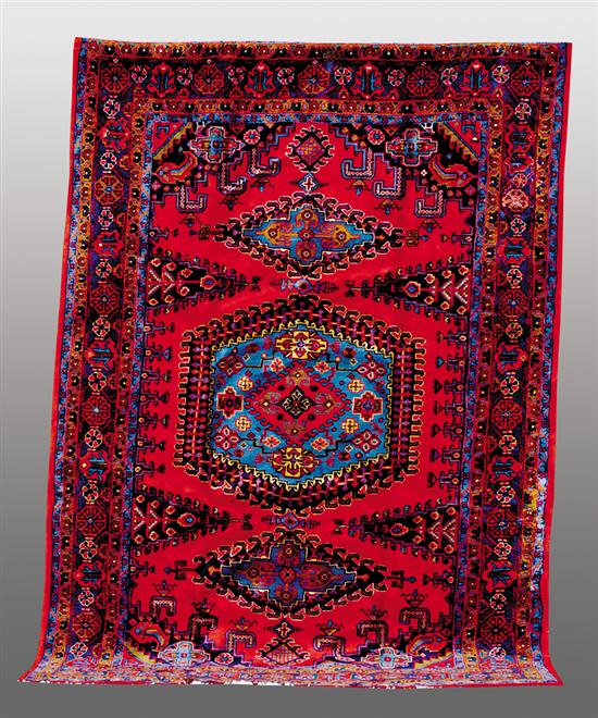 Appraisal: Persian Hamadan carpet ' x '