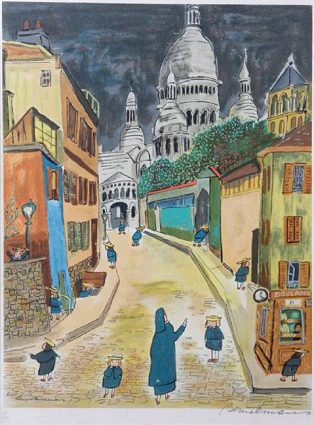 Appraisal: Property of various owners Sacre Coeur from Madeline n d