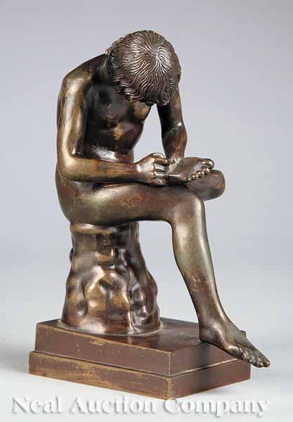 Appraisal: A Grand Tour Bronze Figure of The Thorn Puller th