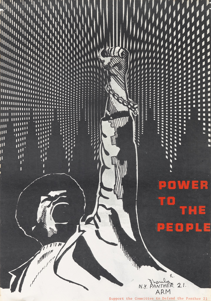 Appraisal: DESIGNER UNKNOWN POWER TO THE PEOPLE BLACK PANTHER PARTY x