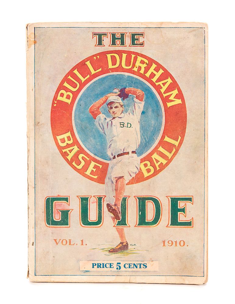 Appraisal: Bull Durham Baseball Guide Measures tall x wide Good original