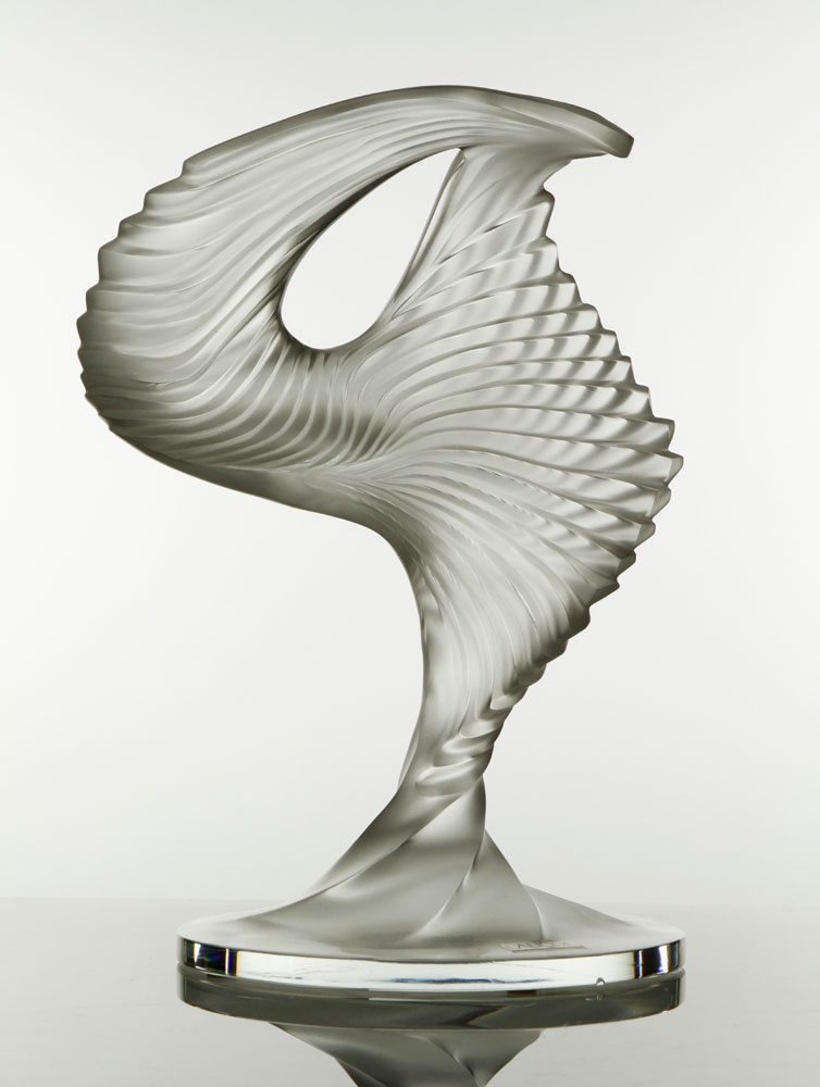 Appraisal: - Lalique Le Trophee Sculpture Lalique Le Trophee sculpture frosted