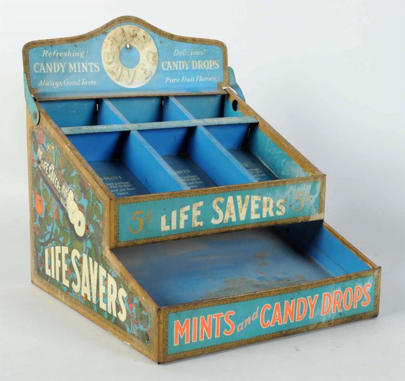 Appraisal: Life Savers Tin Store Display This display has moderate wear