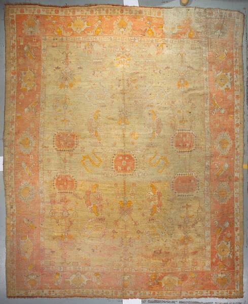 Appraisal: An Oushak carpet West Anatolia late th century size approximately