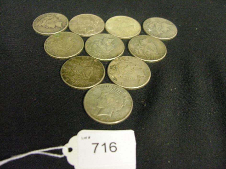 Appraisal: -S U S SILVER DOLLARS