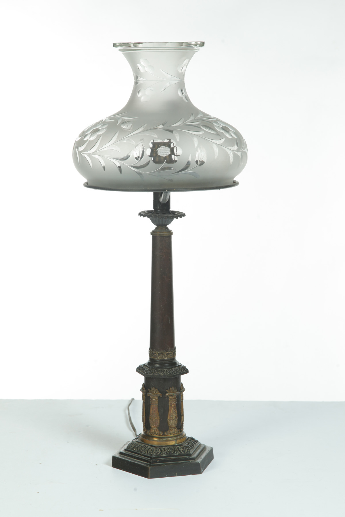 Appraisal: LEWIS VERON ASTRAL LAMP Philadelphia Pennsylvania nd quarter- th century