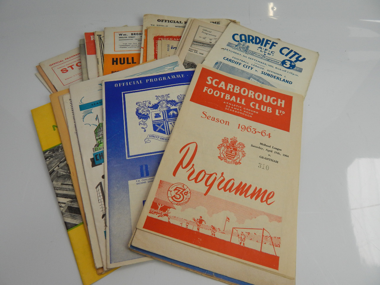 Appraisal: A collection of various football programmes s and s including