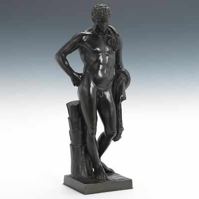 Appraisal: A Bronze Sculpture of Antinous Belvedere After the Antique Cast