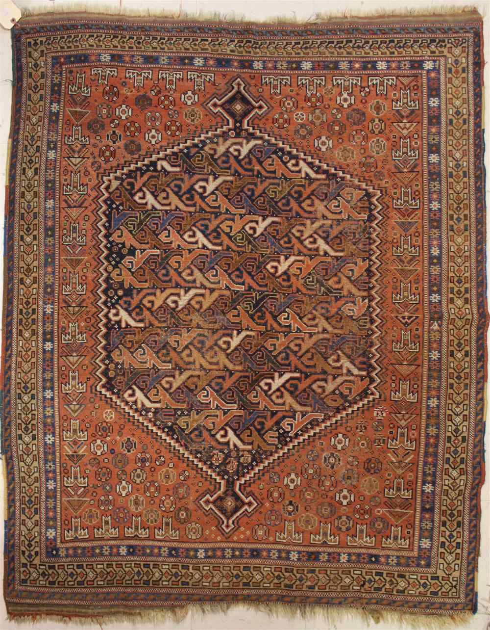 Appraisal: CAUCASIAN ISFAHAN RUG approx x in